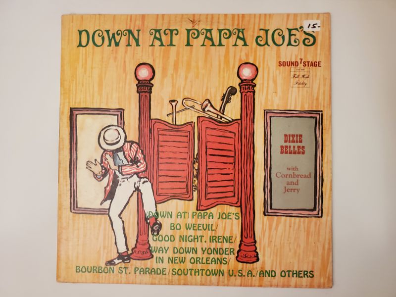 Dixie Belles with Cornbread and Jerry Down at Papa Joe's vinyl record